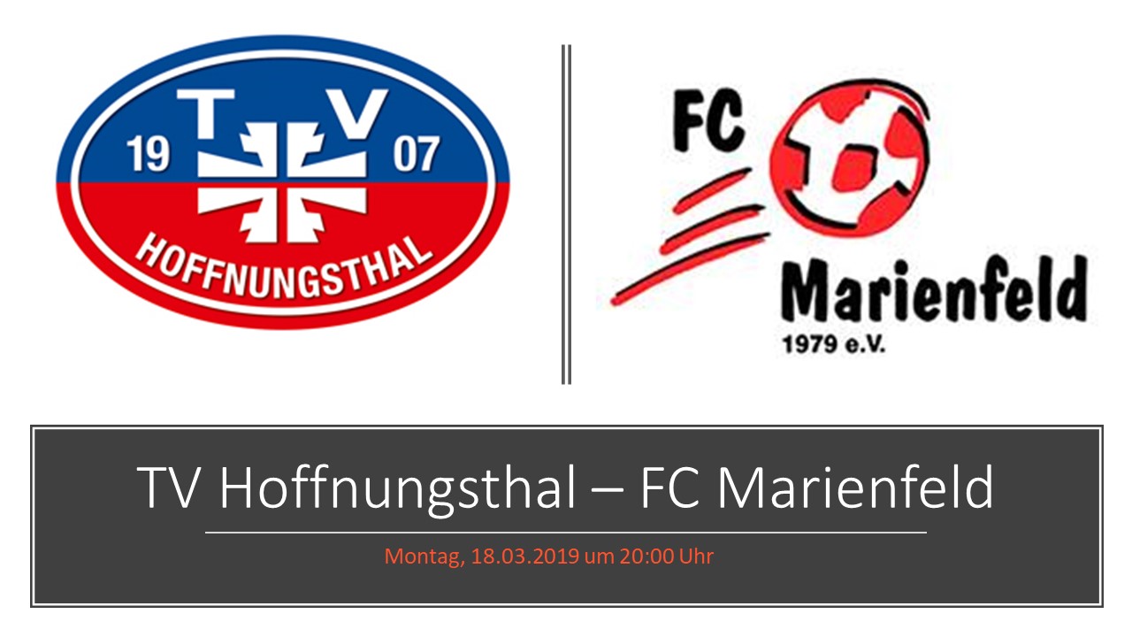 TV Hoffnungsthal FC Marienfeld